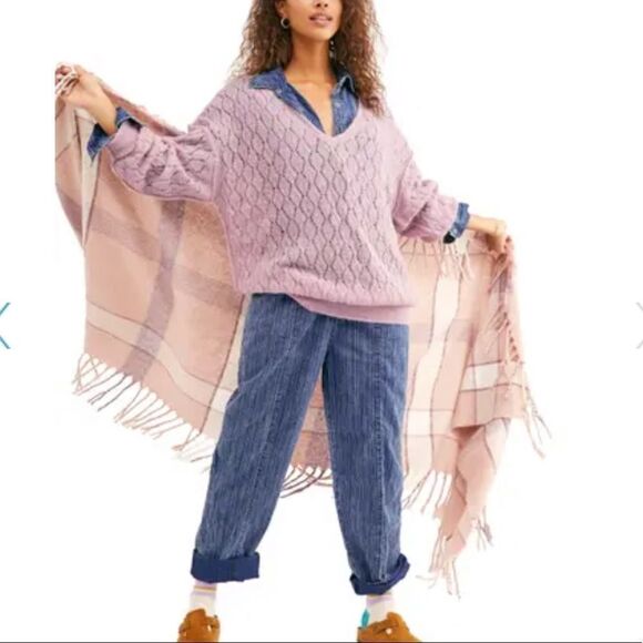 NWT Free People Say Hello Oversized Tunic Sweater - Picture 5 of 5